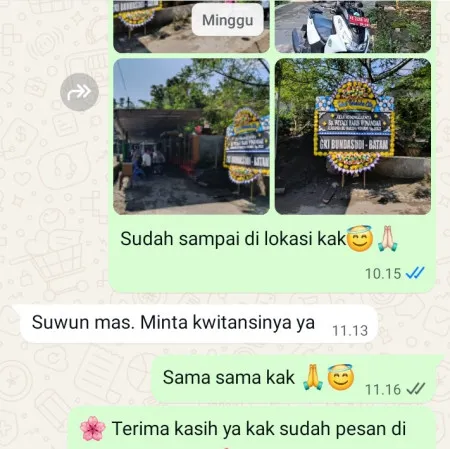 Pengiriman Papan Bunga Duka Pematang Tigaraksa