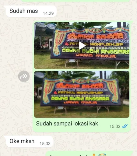 Pengiriman Papan Bunga Pematang Tigaraksa