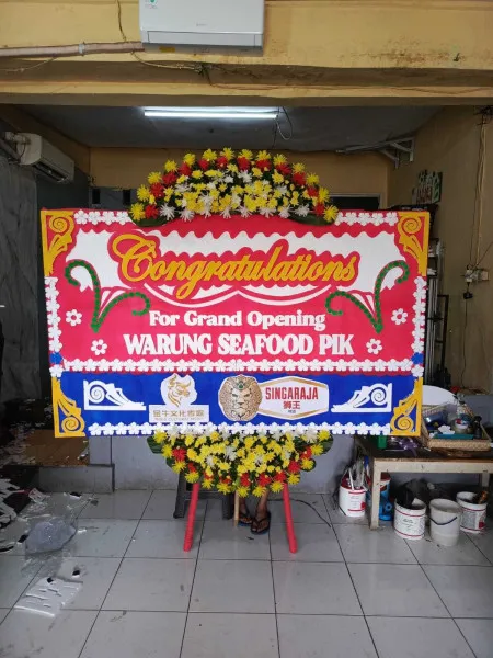 Papan Bunga Ucapan Selamat Pematang Tigaraksa