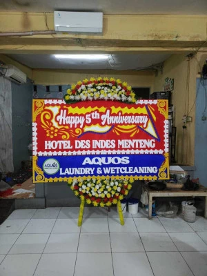 Papan Bunga di Pematang Tigaraksa