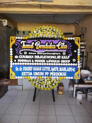 Papan Bunga di Pematang Tigaraksa